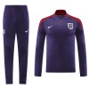 Sudadera De Entrenamiento Inglaterra Cremallera De Cuarto 2024-25 Armada - Hombre